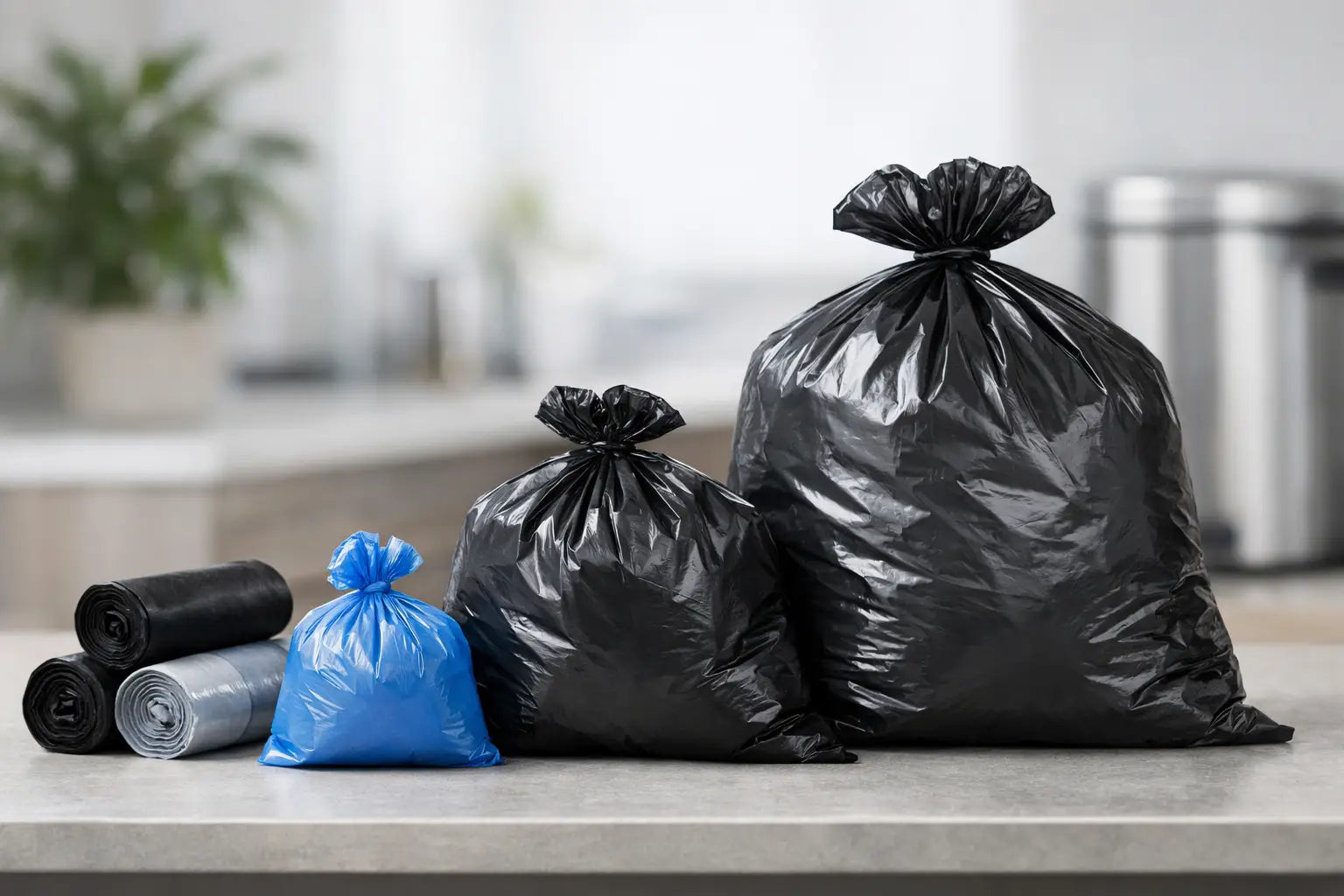 أكياس نفايات: كيف تختار المقاس والقوة